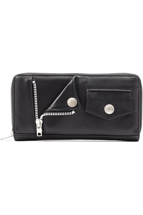 Amazon | [ショット] PERFECTO WALLET LONG BLACK Horween Chromexcel 