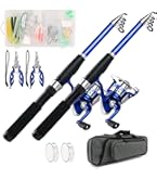 【2本セット】釣竿＆リール付き Amazon.co.jp: 釣りセット 初心者 2本の釣り竿セット