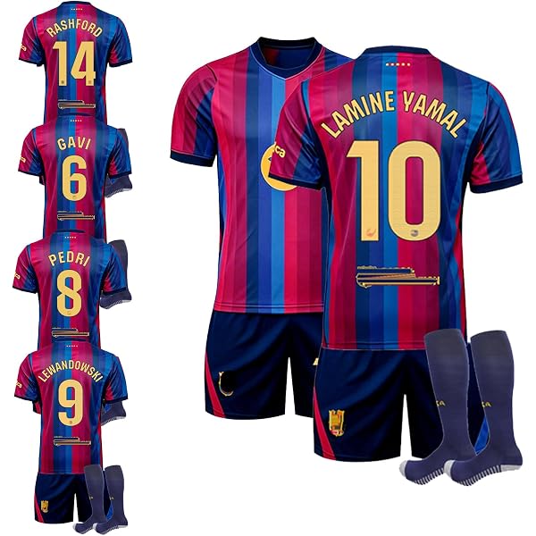 Amazon.co.jp: [暁店] サッカー ユニフォーム 23-24 バルセロナ ホーム