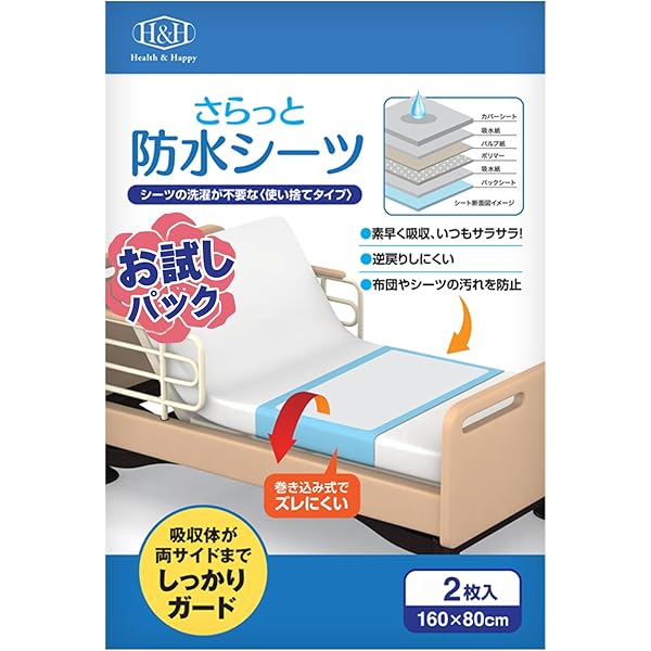 Amazon | 白十字 サルバケアシーツ エコノミータイプ ＿ | 防水