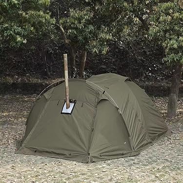 北山狼 BISINNA キャンプテント トンネルテント 4～6人用 二重層 テント ファミリー 4人用 6人用 8人用 2ルームテント ドーム