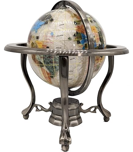 Unique Art Since 1996150 Gb Cry Gemstone Globe Blue