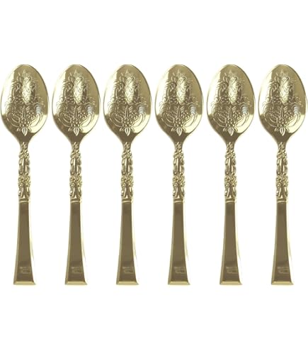 インカローズ付き コーヒースプーン 6本セット アルゼンチン製 925刻印 インカローズ付き コーヒースプーン 6本セット アルゼンチン製