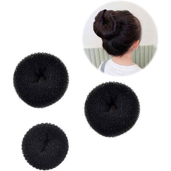 Amazon.co.jp: 3ピースドーナツお??団子メーカーヘアお団子メーカー