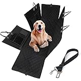 Amazon Vooph ペットドライブシート 犬 車 ドライブシート ペットシートカバー 犬 車 カーシート 可視メッシュ窓 超強防水 汚れ防止 丸洗い可 清潔簡単 飛び出し防止 犬用 車シートカバードライブボックス Box 防水ドライブシート 車用ペットシート 後部座席 軽自動車