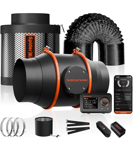 Amazon.co.jp: MARS HYDRO 4インチ インラインダクトファン 温度