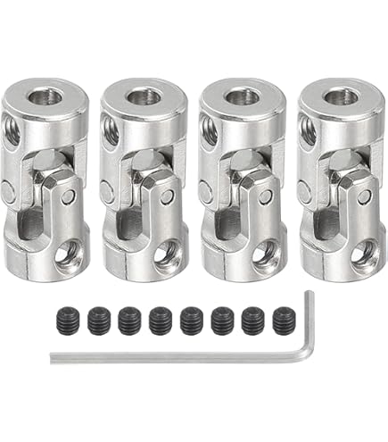 Amazon.co.jp: uxcell ユニバーサルジョイント 内径5mm-5mm 回転可能