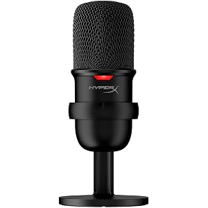 HyperX SoloCast USBスタンドアロンマイク テレワーク/ストリーマー/コンテンツクリエーター/ゲーマー向…