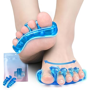 ❤️ラスト１点❤️ 足指サポーター 指に挟むだけ 広げる 男女兼用 Amazon | 足指サポーター 強化仕様 おやすみ 就寝時用 足指広げる