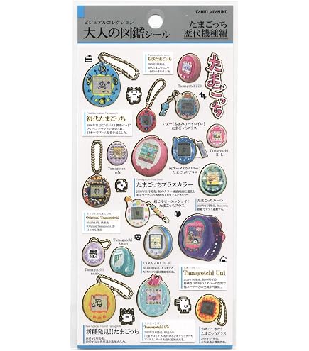 Amazon.co.jp: カミオジャパン プチドロップシール たまごっち 224471