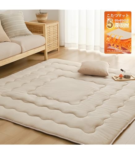 Amazon.co.jp: ひな暖こたつセット（こたつ掛け布団+ラグ） (マロン