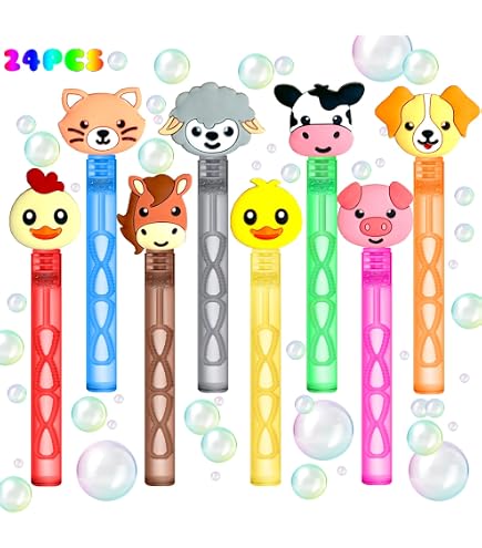 Kreatwow 12er Pack Farm Animal Party Taschen – Baumwoll-Goodie-Beutel Für Kindergeburtstag & Baby-Shower