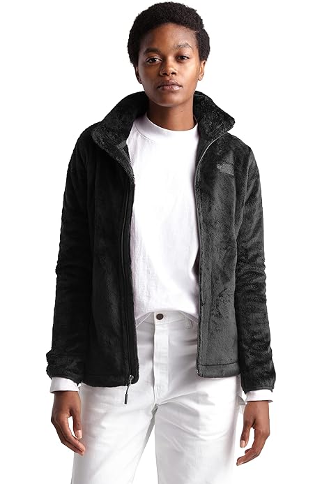 fuzzy northface jacket