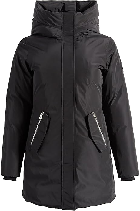 Amazon | Mackage Jada マキシダウンコート - 女性用、ブラック 