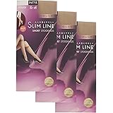 [アツギ] ストッキング SLIM LINE(スリムライン) ひざ下丈 クチゴムゆったり ストッキング 〈3足組〉 FS3501 レディース