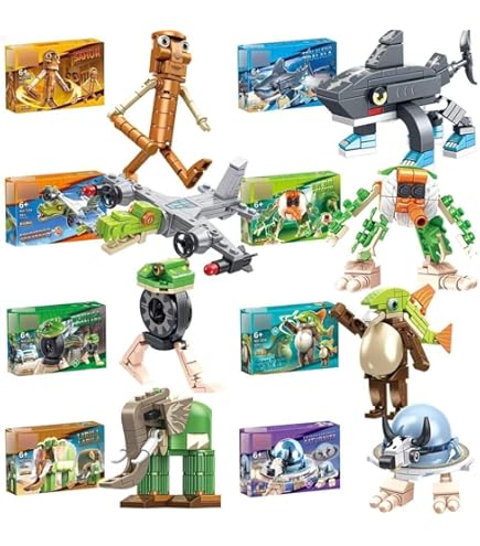 Amazon | 8個セット イタリアンブレインロット ブロック 積み木 トゥン