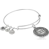 Alex and Ani Numerology Number, Expandable Wire Bangle Charm Bracelet
