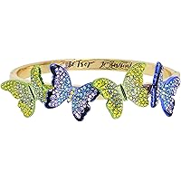 Betsey Johnson Womens Butterfly Bangle Bracelet
