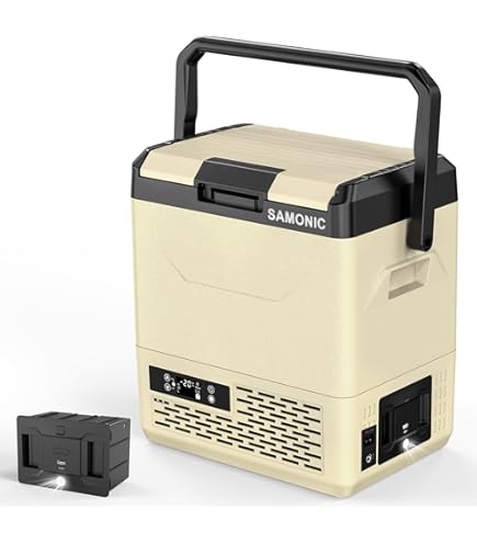 Amazon.co.jp: SAMONIC 車載冷蔵庫専用バッテリー 15600mAh大