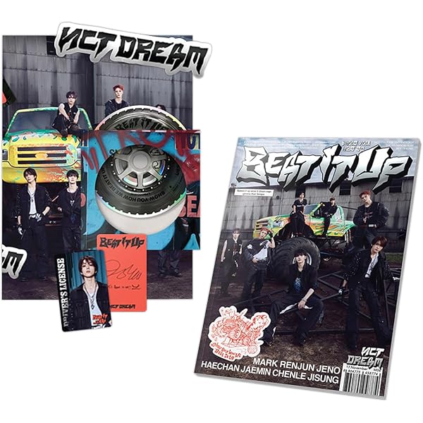 NCT DREAM Beat It Up 6th Mini Album 3 Version Set Beat It Up+1ea