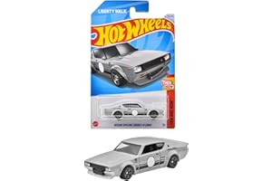 ホットウィール(Hot Wheels) ベーシックカー 日産 スカイライン 2000GT-R LBWK 乗り物おもちゃ ミニカー 3歳から グレー HXR13