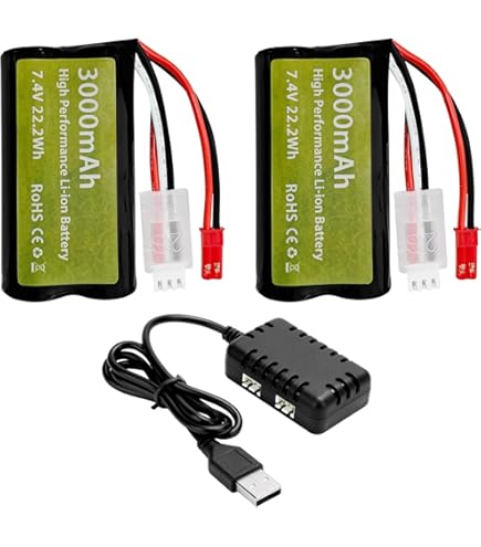Amazon.co.jp: ATA HOBBY Radiolink 7.4V 2S リポバッテリー 1700mAH