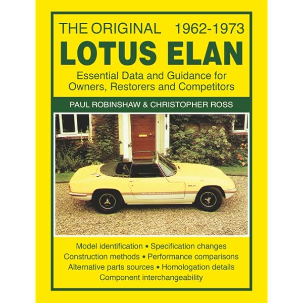 Amazon.co.jp: Lotus Elan Owners Workshop Manual 1962-1974