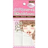 アイテープ86枚入り のびるアイテープ で自然なふたえが作れる 埋没式・両面接着・透明タイプ 日本製 0459 Levarage