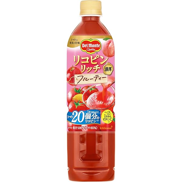 Amazon.co.jp: デルモンテ リコピンリッチ フルーティー 800ml
