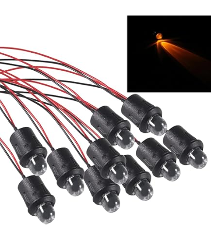 12-Grain Wheat Mini Light Bulbs – 3 Volt, 3mm, No Melt Plastic, Perfect For Model Scenes