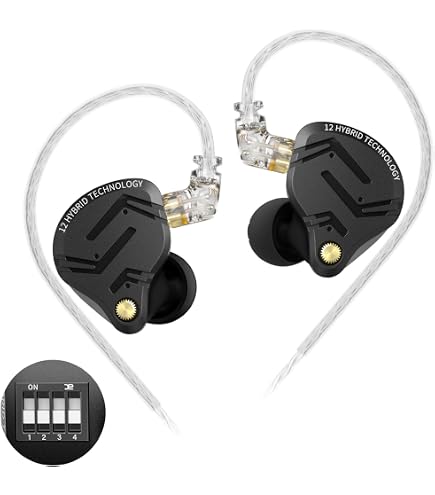 Amazon.co.jp: KZ ZS12 Pro X イヤホン 有線 5BA+1DDインイヤー