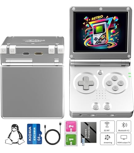 RG35XXSP Flip Retro Handheld Game Console , Linux System 3.5 Inch