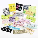 Amazon 手作り工房 My Mama タグ盛り盛りセット 100枚 ワッペン 刺繍タグ 合皮タグ ハンドメイド 手芸材料 ラベル 350 ワッペン アップリケ 通販