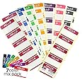 FADEBOMB-7Color-Hello Name Badge Label 7色 70枚セット【HELLO my name is】 名札ラベルシール