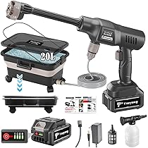 Amazon | 高圧洗浄機 20L折り畳みバケツ付き【ぴかぴか洗浄店監修