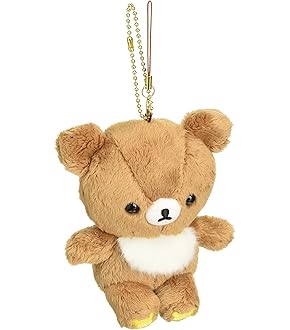 San-X リラックマ「ねこねこの湯」ぶらさげぬいぐるみ チャイロイコグマ 71IFf1LJvXL._AC_UF350,