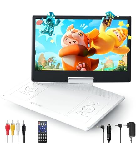 ポータブルDVDプレーヤー CPRM対応 14.1インチ大画面　リージョンフリー Amazon.co.jp: Surfola DVDプレーヤーポータブル 14.1インチ超大