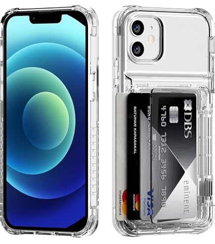 Komeri Thick Clear Phone Case IPhone 11 Case 2019, Shockproof Clear Case  With Soft TPU Bumper