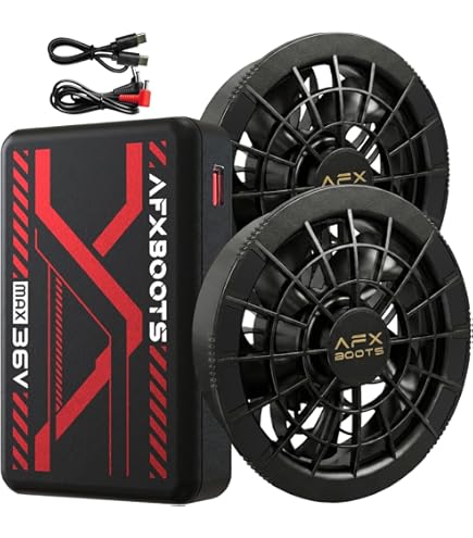 【新品未使用】空調服　AFXBOOTS 42V ファン＆バッテリーセット 空調服 AFXBOOTS 42V ファン＆バッテリーセット 【公式通販】