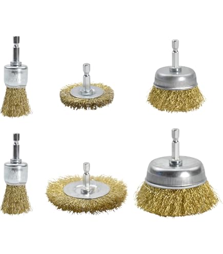 Amazon | ヤナセ インパクト用 軸付カップ型ブラシ 【6.35mm軸】 鋼線