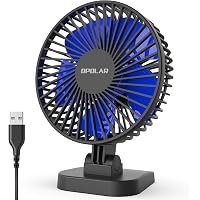 OPOLAR最もパワフルなUSB扇風機 静音 風量3段階切替可能 卓上扇風機 小型扇風機 USB接続 強風 卓上ミニファ…