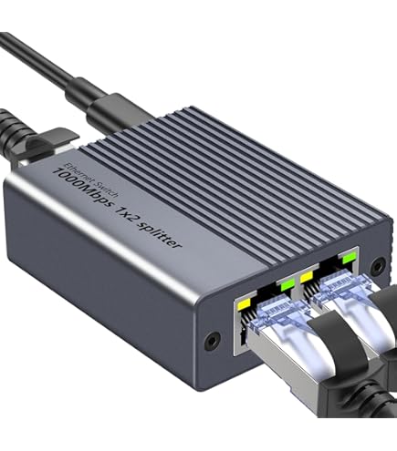 Amazon.co.jp: SinLoon RJ45 ネットワーク スプリッター