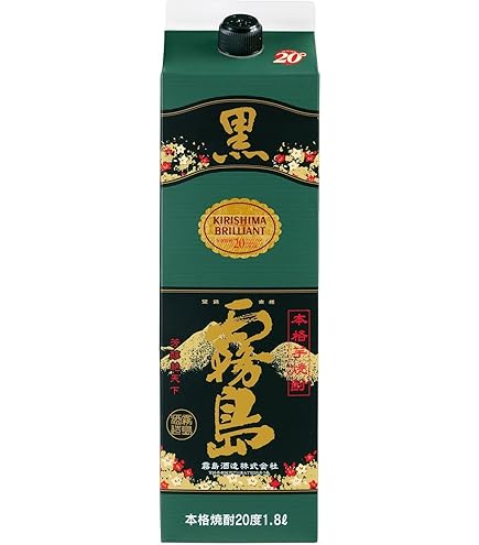 Amazon.co.jp: 黒霧島 パック 25度 1800ml×3本 : 食品・飲料・お酒