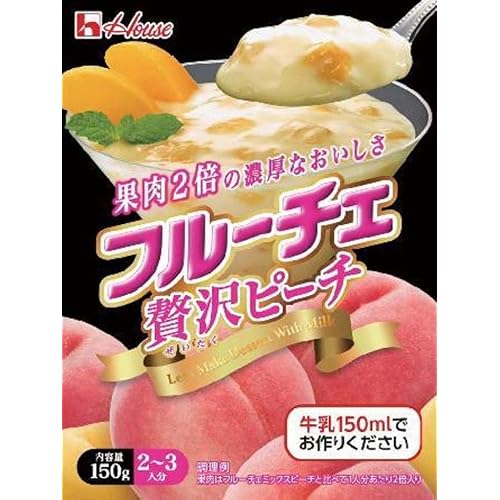 ハウス フルーチェ 贅沢ピーチ