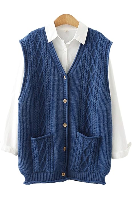 sleeveless cardigan vest