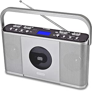 Amazon Co Jp Bearmax Cdラジオ シルバー Bearmax マナヴィ Cdr 550sc 家電 カメラ