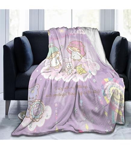 Amazon｜リトルツインスターズ キキララ 毛布 ブランケット