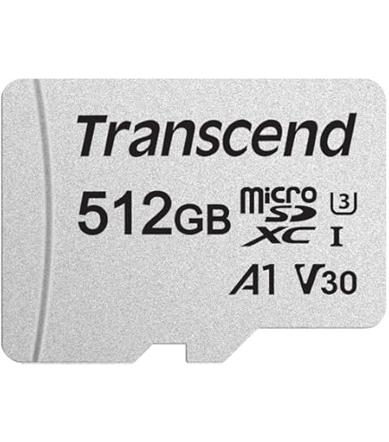 Amazon | Transcend microSDカード 512GB UHS-I U3 V30 A1