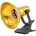 Amazon.co.jp : マクサー電機 電球なし クリップ で 挟むだけで設置OK クリップライト MCL-04 ゴールド お好みの電球を ...