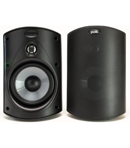 Polk Audio スピーカー 黒色 Polk Audio - ES10/BLK/ブラック（ペア）サラウンドスピーカー《JP